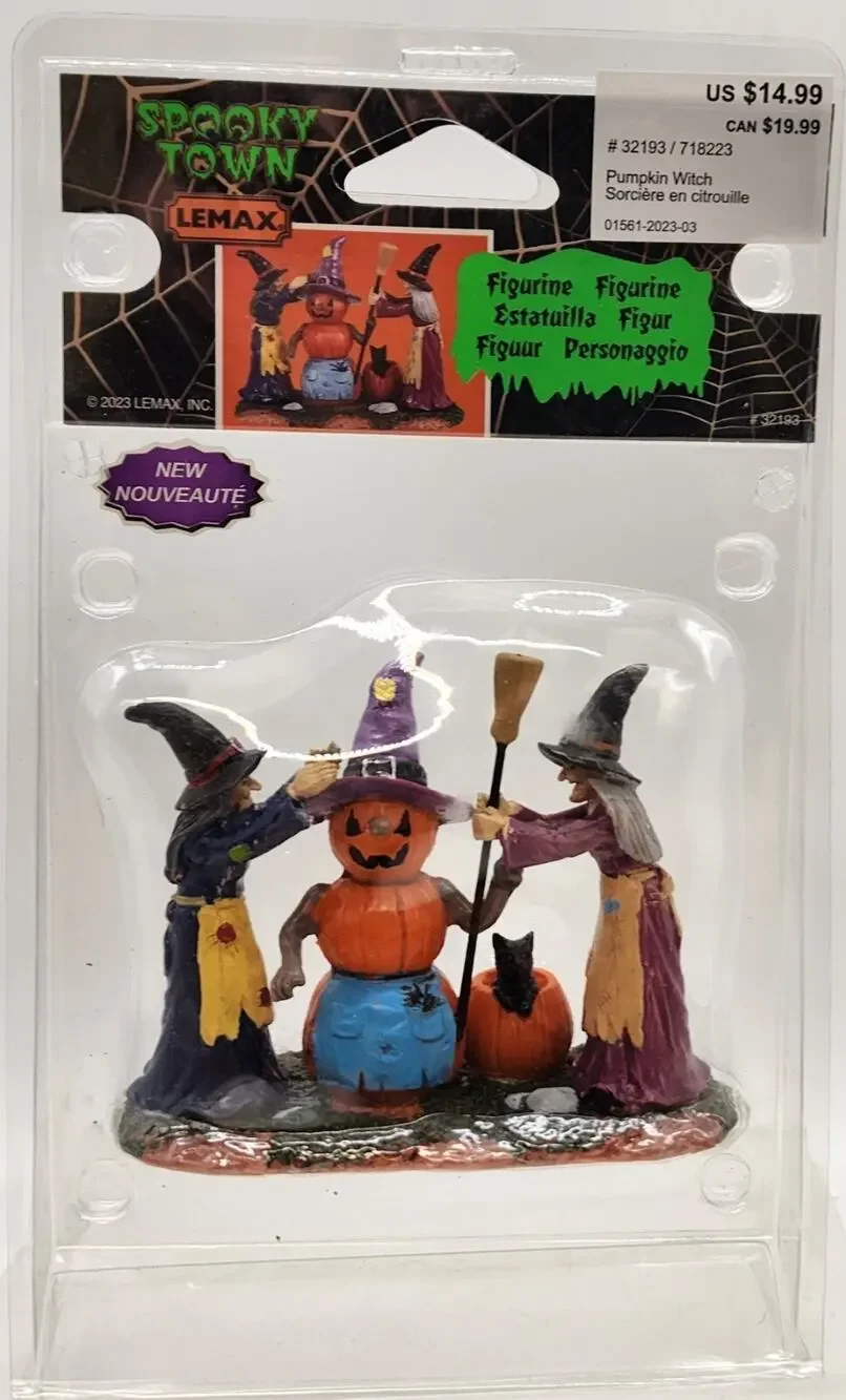 Lemax Spooky Town # 32193 Pumpkin Witch 2023 New in Package